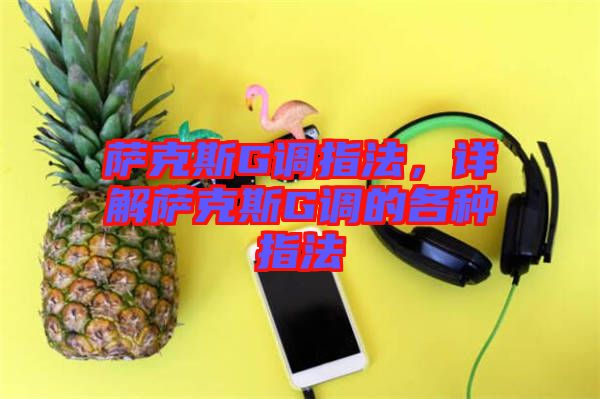 薩克斯G調指法，詳解薩克斯G調的各種指法