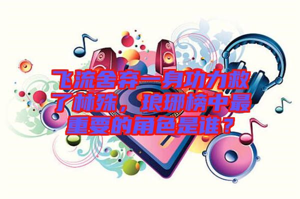飛流舍棄一身功力救了林殊，瑯琊榜中最重要的角色是誰？