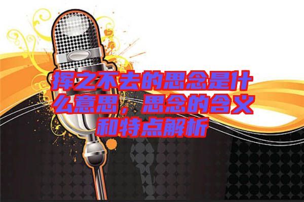 揮之不去的思念是什么意思，思念的含義和特點解析