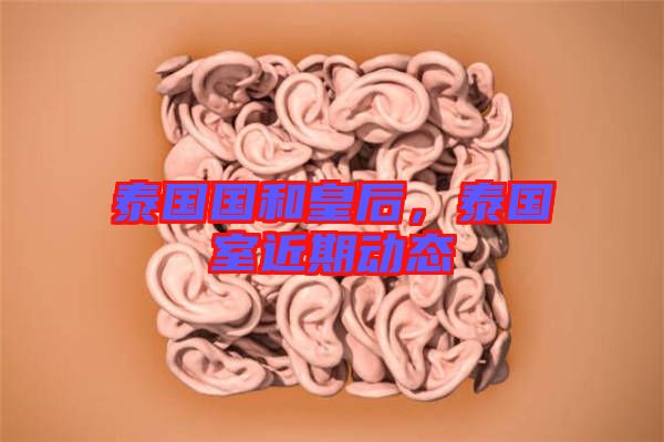 泰國國和皇后，泰國室近期動態(tài)
