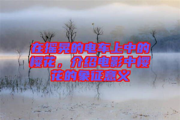 在搖晃的電車上中的櫻花，介紹電影中櫻花的象征意義