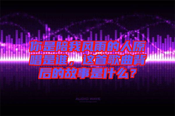 你是陪我風(fēng)雨的人原唱是誰，這首歌曲背后的故事是什么？