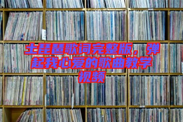 土琵琶歌詞完整版，彈起我心愛的歌曲教學(xué)視頻