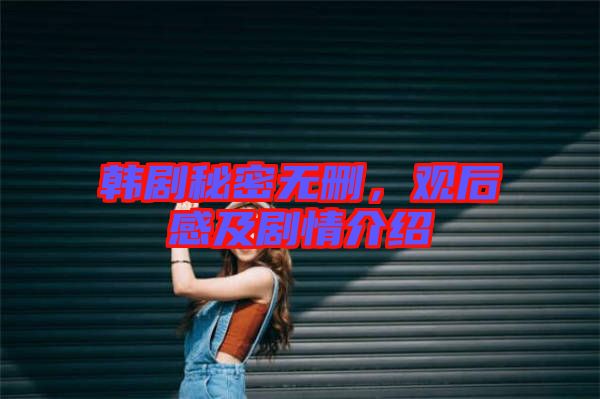 韓劇秘密無刪，觀后感及劇情介紹