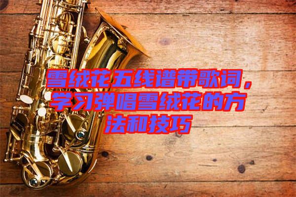 雪絨花五線譜帶歌詞，學(xué)習(xí)彈唱雪絨花的方法和技巧